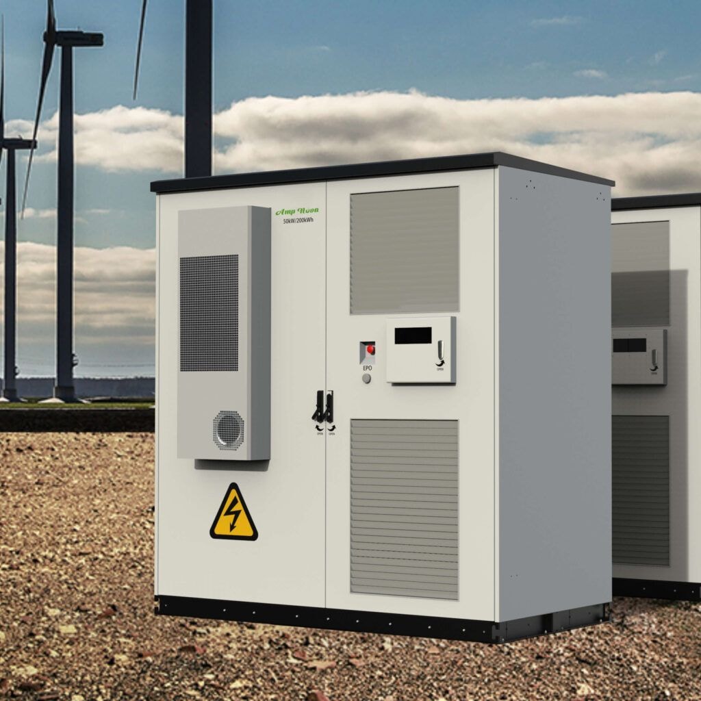 Commercial energy storage battery cabinet.